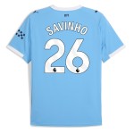 Nogometni Dresovi Manchester City Savinho 26 Domaći 2025-26 Kratkih Rukava